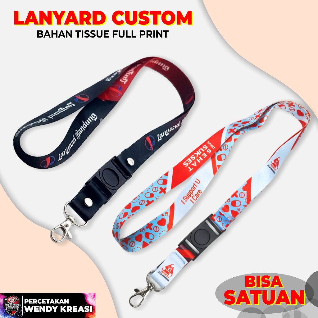 

LANYARD CUSTOM TALI LANYARD ID CARD