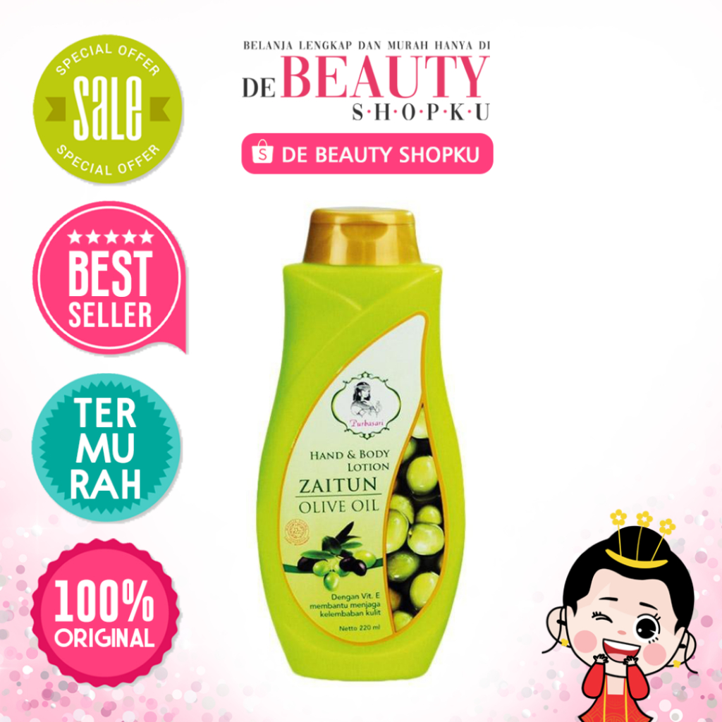 Purbasari Hand Body Lotion Zaitun