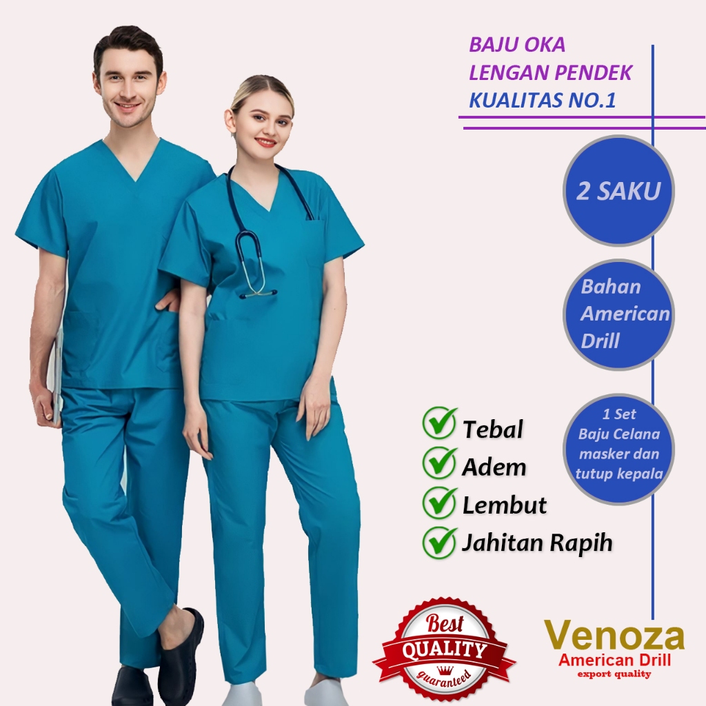 baju seragam oka toyobo lengan pendek