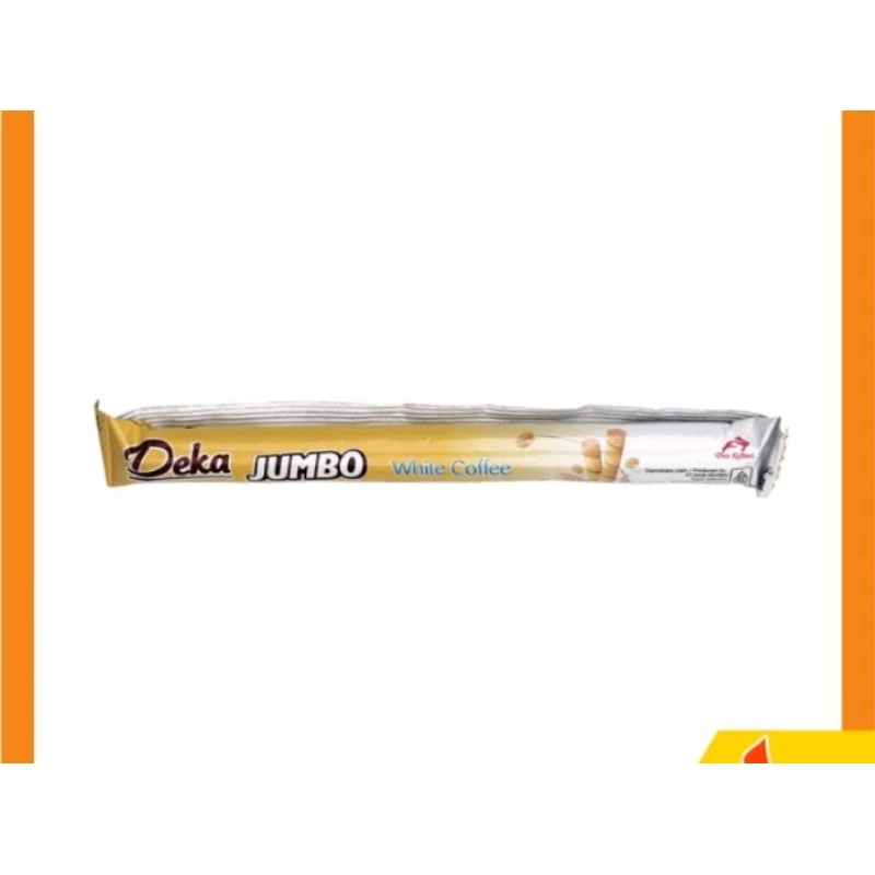 

1pcs wafer roll deka jumbo satuan 16gr sn choco banana white coffee cheesy durian