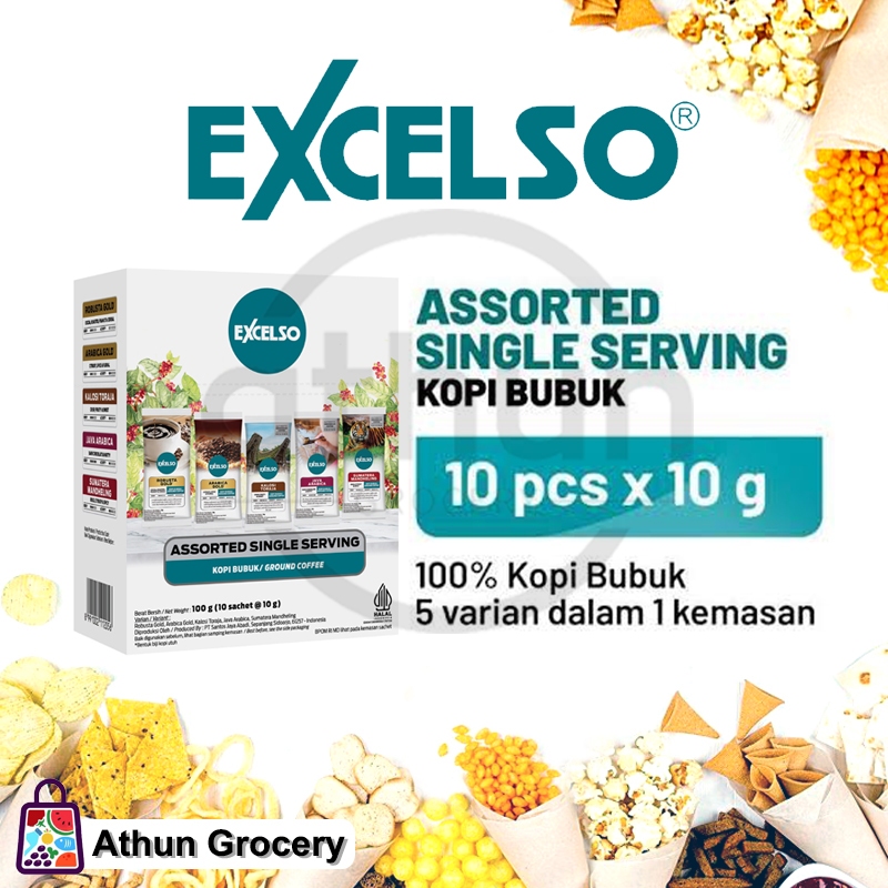 

Excelso Kopi Single Serving (10g x 10 sachet) All Variant