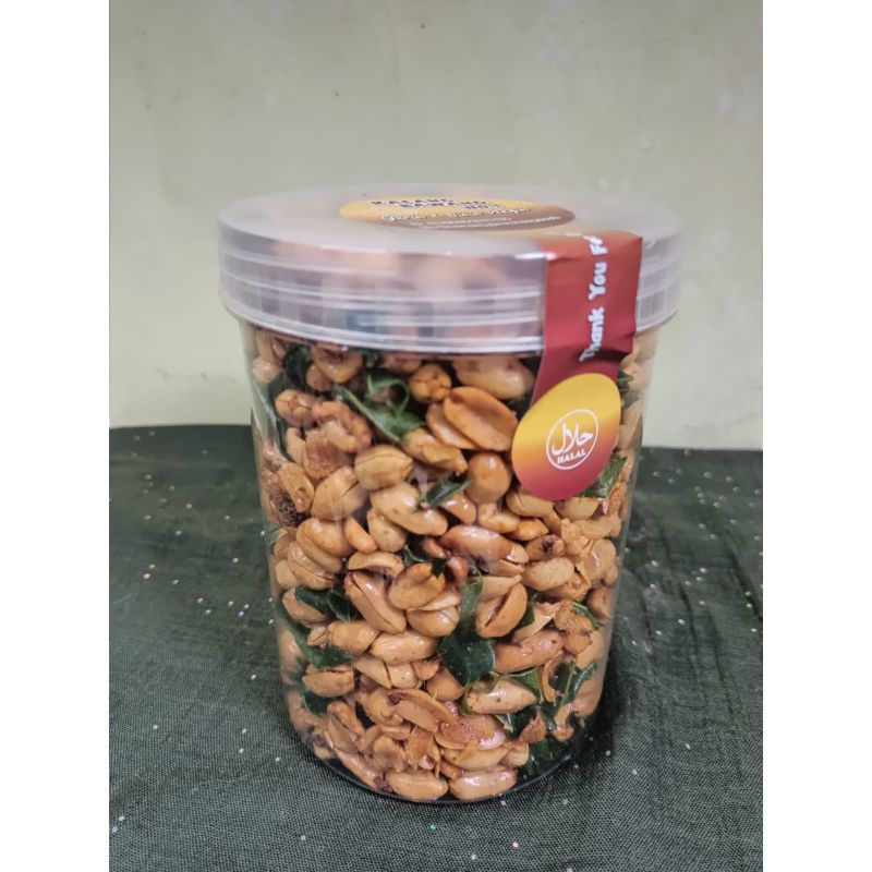 

Kacang bawang goreng renyah dan gurih (toples 500gr daun jeruk)