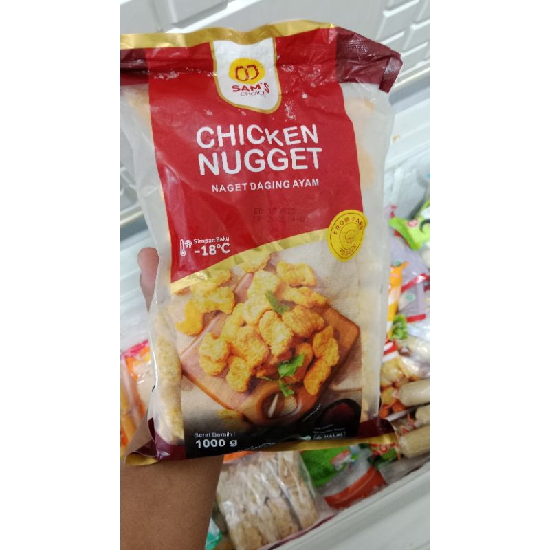 

sam choice nugget 1kg (KHUSUS JAWA TIMUR)