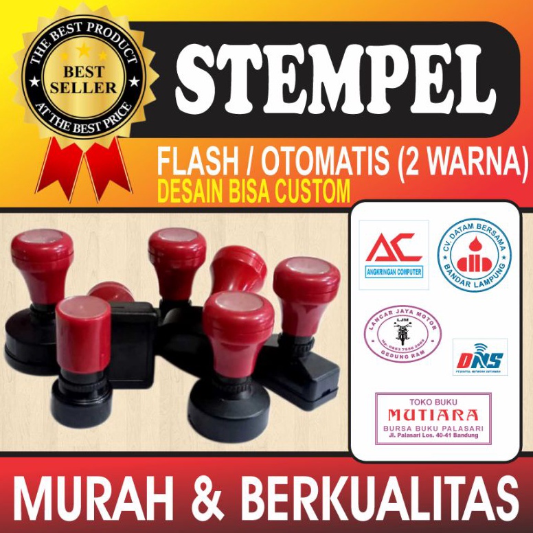 

KODE X94J STEMPEL OTOMATIS CUSTOM 2 WARNA