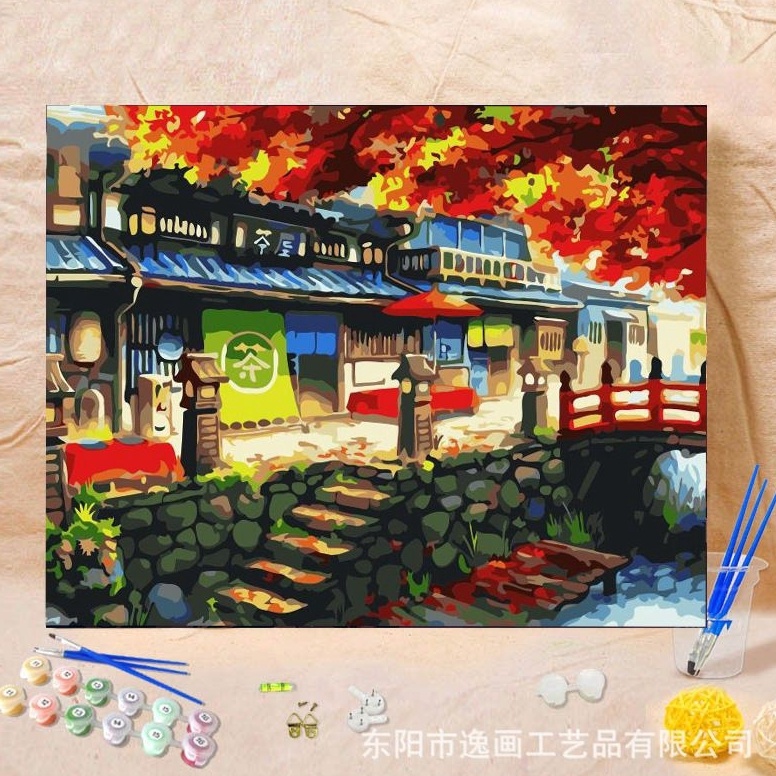 

KODE U73D Paint by Numbers 5x4cm Tanpa Frame Tanpa Bingkai Painting KIT DIY