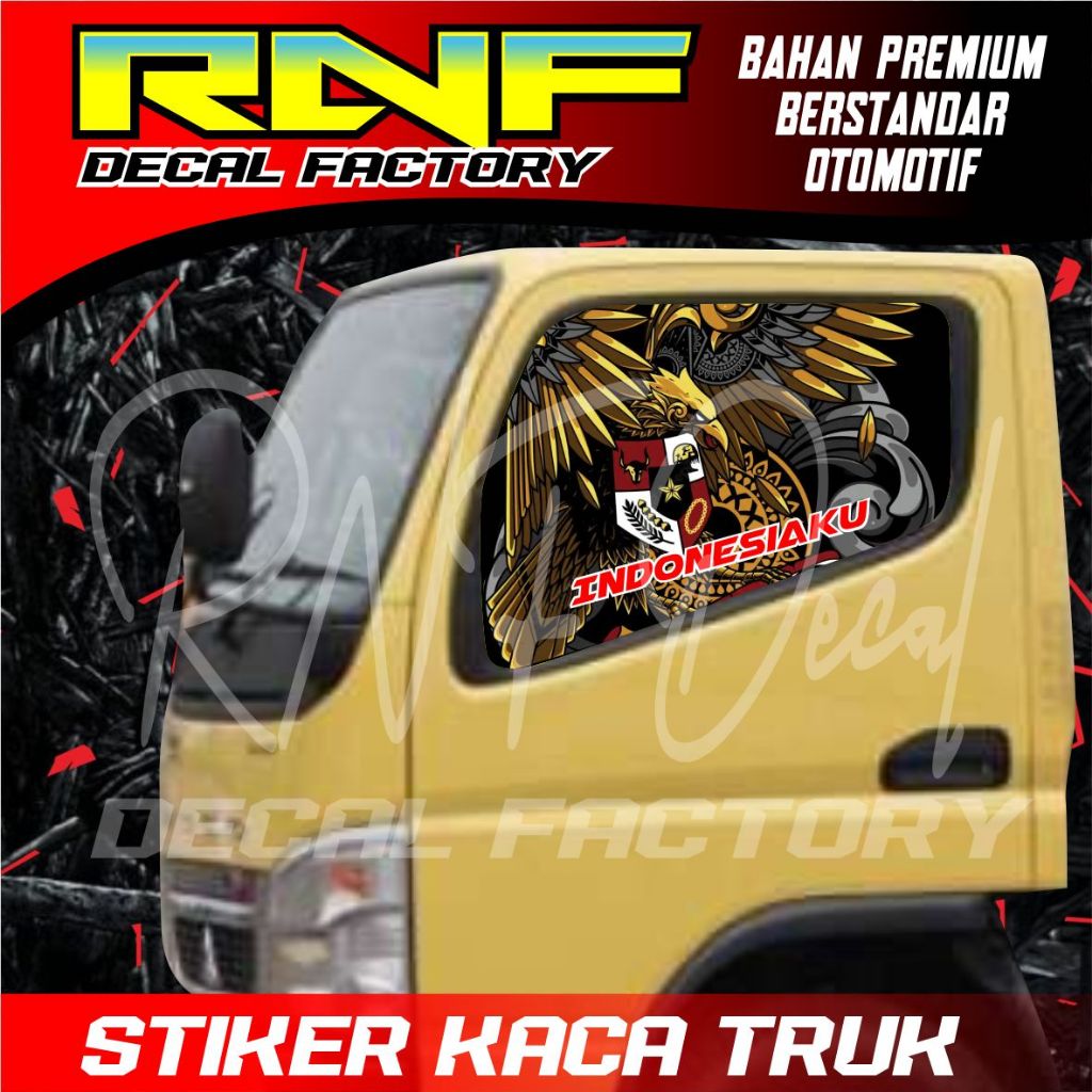 STIKER KACA TRUK CANTER,,STIKER ONEWAY TRUK,stiker kaca all truk