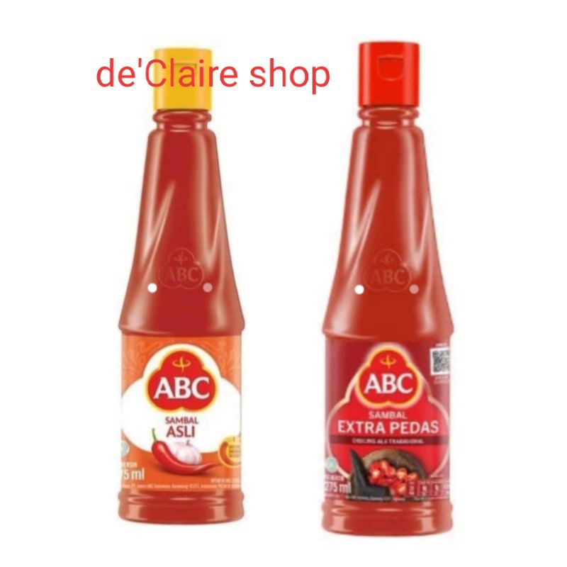 

Sambal ABC Extra Pedas & Asli 275ml dan 135ml