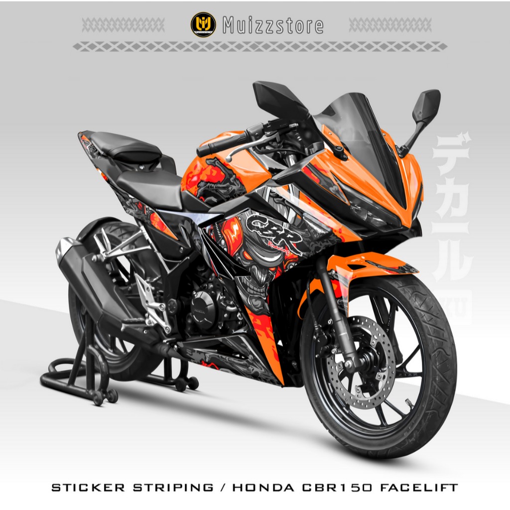 STICKER SEMIFULL HONDA CBR K45G FACELIFT / MOTIF 2 CO / VARIASI CBR150 FACELIFT / MODIF MUIZZSTORE