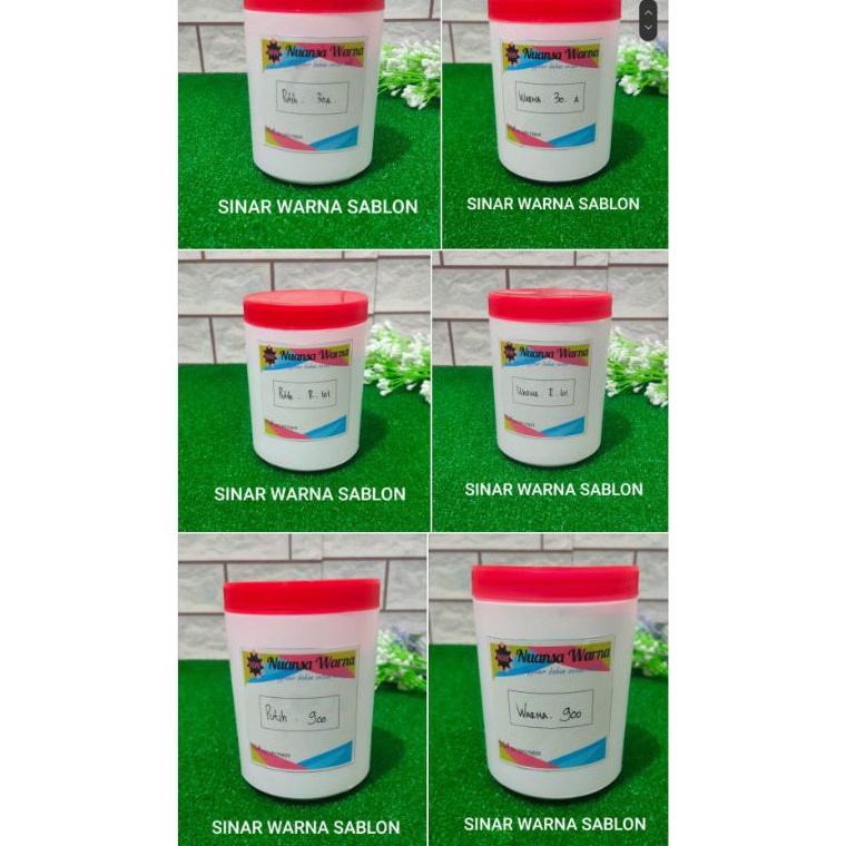 

KODE N36A Pasta Sablon RUBBER putih dan warna 1kg