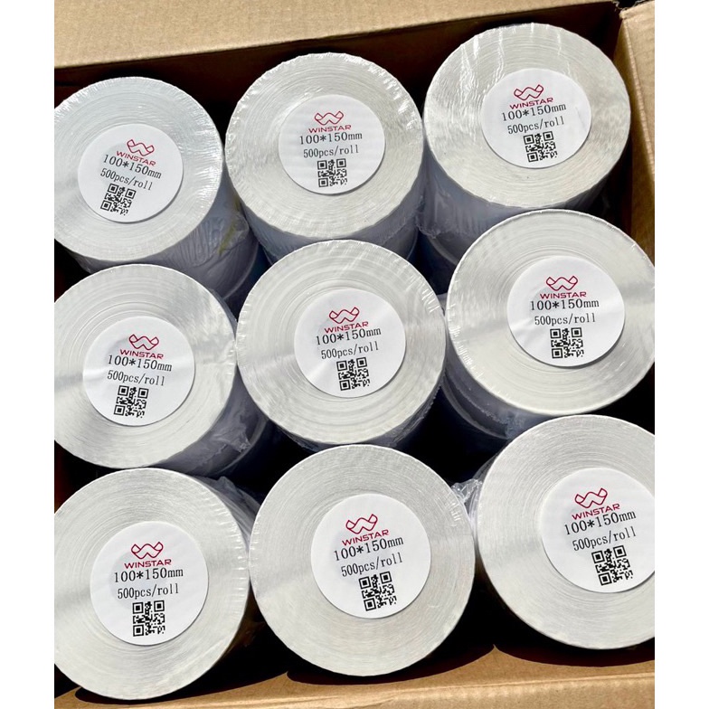 

KODE X98W OKHI Label Barcode 1 x 15 Kertas Sticker Thermal Resi 1x15MM WINSTAR ISI 5 PREMIUM SPEC