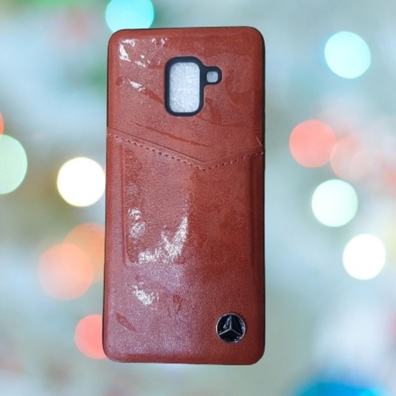 SAMSUNG A8 PLUS A8+ CASE LEATHER MERCY