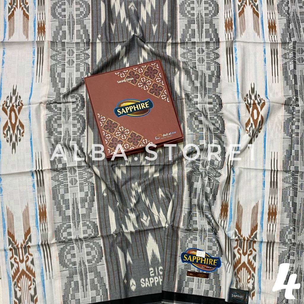 (MOTIF BARU) Sarung Sapphire/Saphire/Saphir/Safir Jaquard Songket Sarung Ukhuwah Jaquard Premium Son