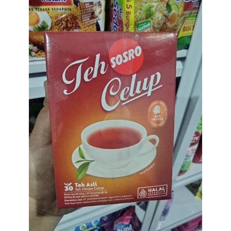 

Teh Celup Sosro 30 pcs
