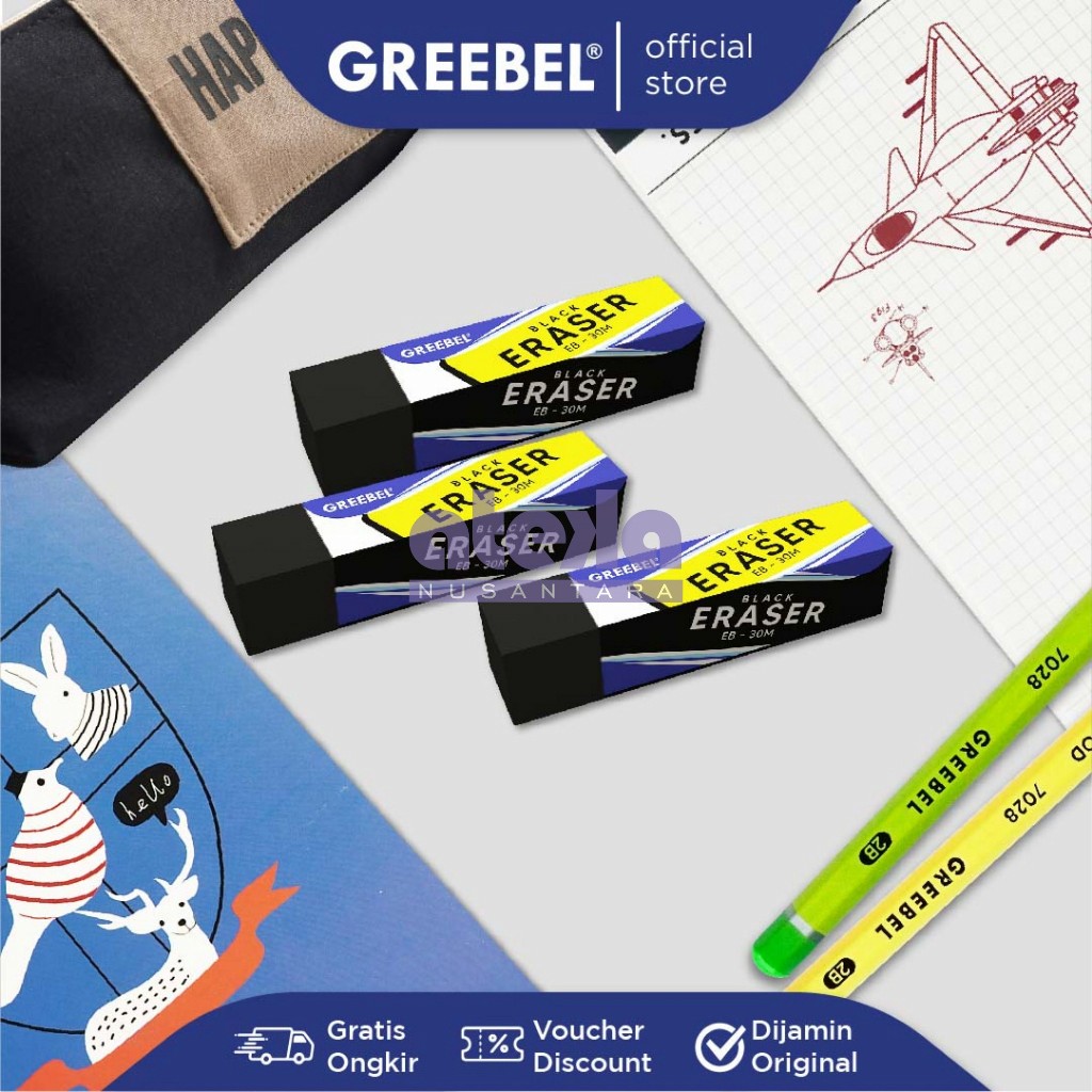 

GREEBEL ERASER EB 30 M - Penghapus Karet