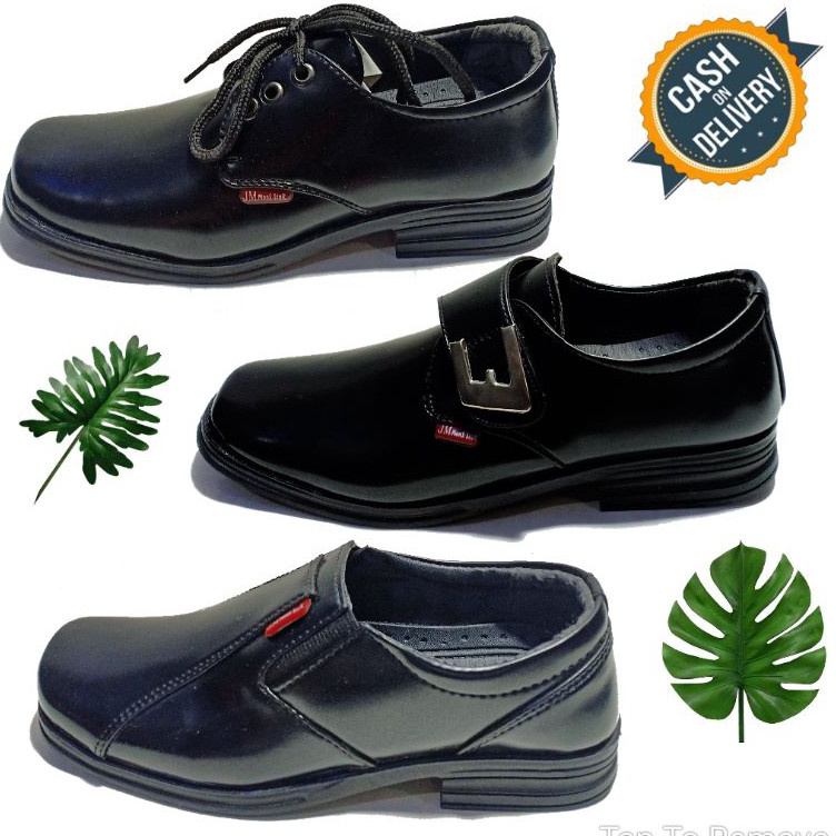 KODE D75F Sepatu Pantofel anak laki laki Pantofel Hitam anak laki laki Sepatu Pantopel anak laki lak