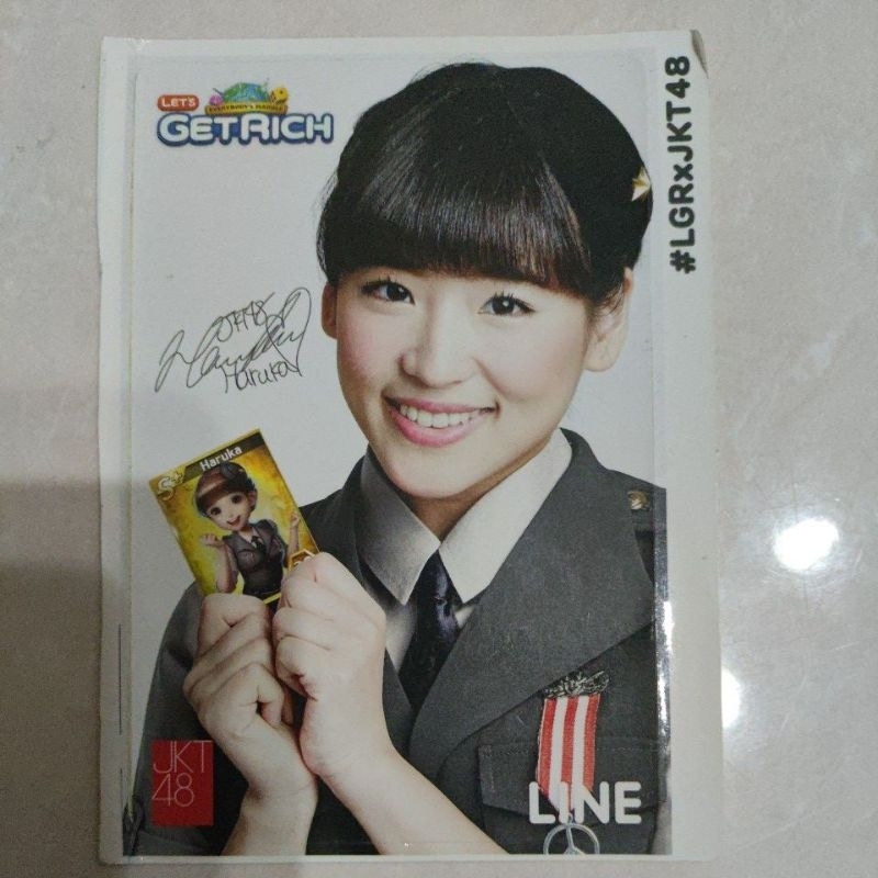 [rare] line lets get rich haruka jkt48