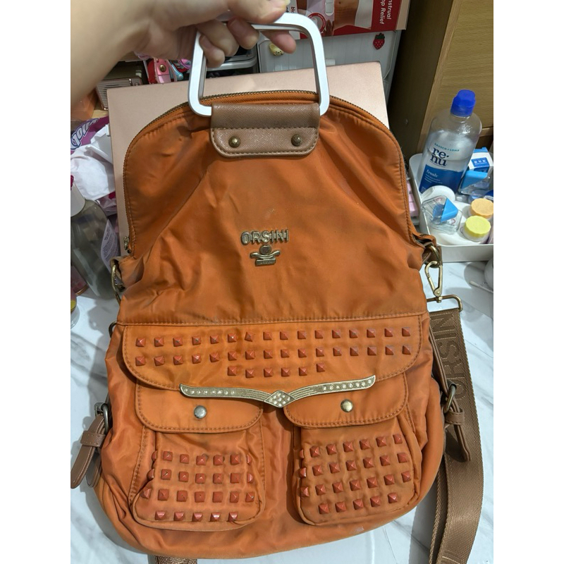PRELOVED TAS ORSINI ORANGE OREN 3in1 ORIGINAL