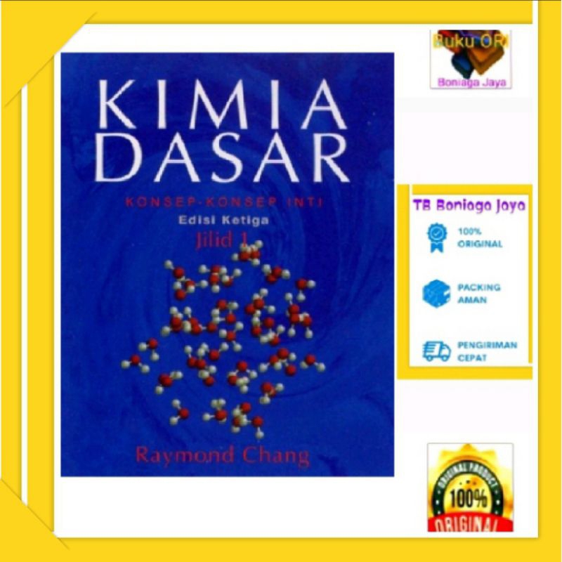 Buku Original..   Kimia Dasar Jilid 1 Edisi 3 - Raymond Chang