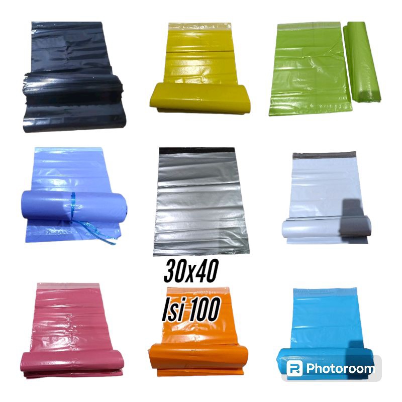 

plastik packing polymailer ekonomis 30x40 isi +-100 Harga super ekonomis/murah