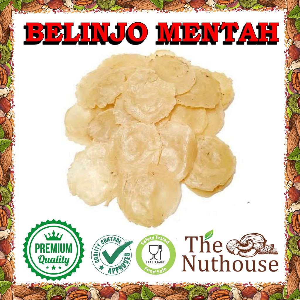 

100gr Emping Belinjo Mentah Bulat Tipis Asli / Melinjo Original [Ukuran: Besar / Kecil]