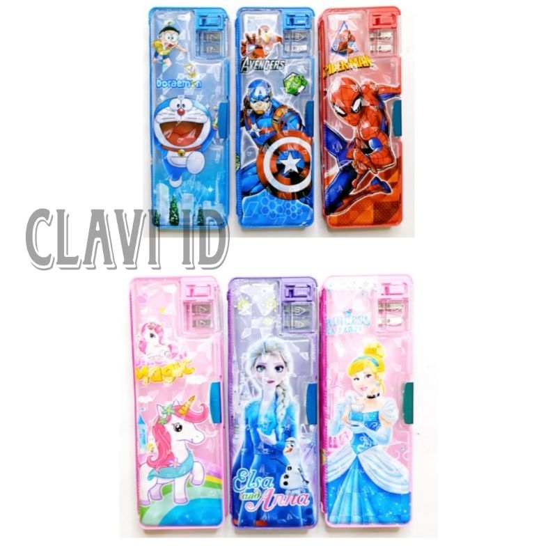 

10789/KOTAK PENSIL MAGNET HOLOGRAM AVENGERS/KOTAK PENSIL MAGNET FROZEN MURAH