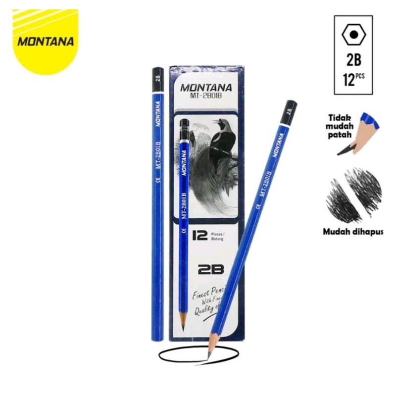 

Pensil 2B Pencil isi 12pcs