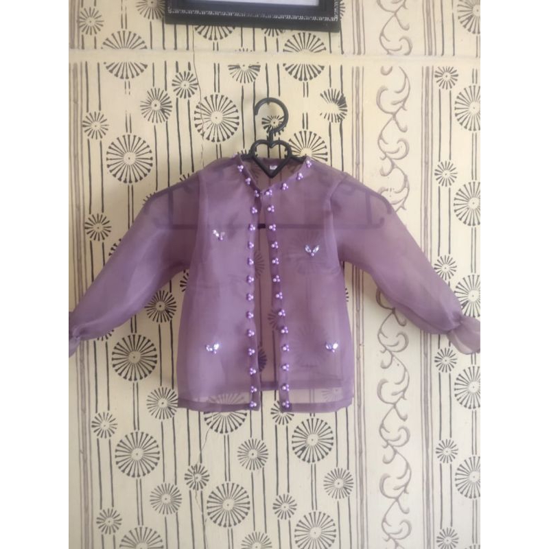 Outer Anak Perempuan/Outer Organza Anak Baru