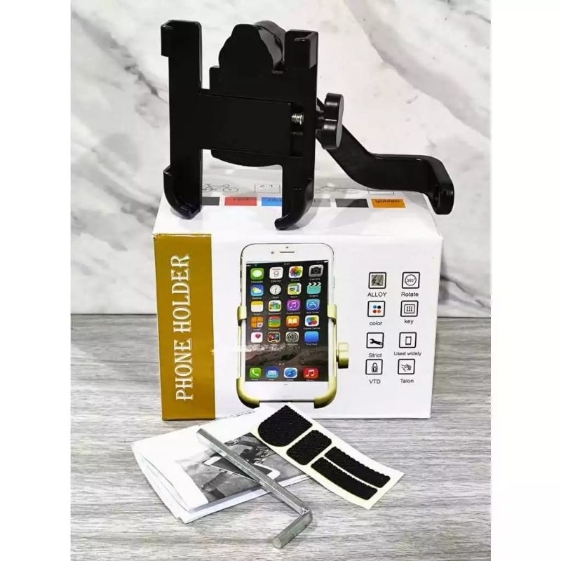 Holder Motor HP Universal Besi /Stand Holder Besi /Stand Holder Ojol