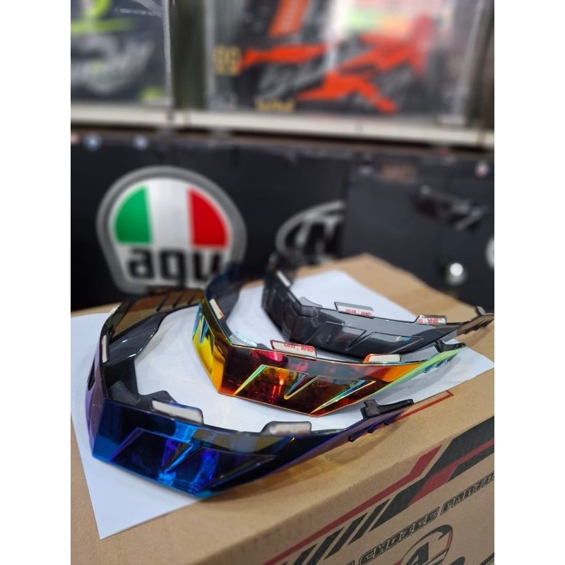 SPOILER KYT HELM TT COURSE IRIDIUM RTF ORI