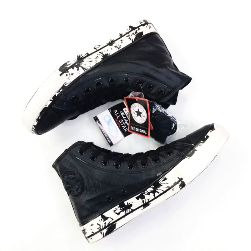 Sepatu Converse leather splash sepatu converse tinggi converse kulit