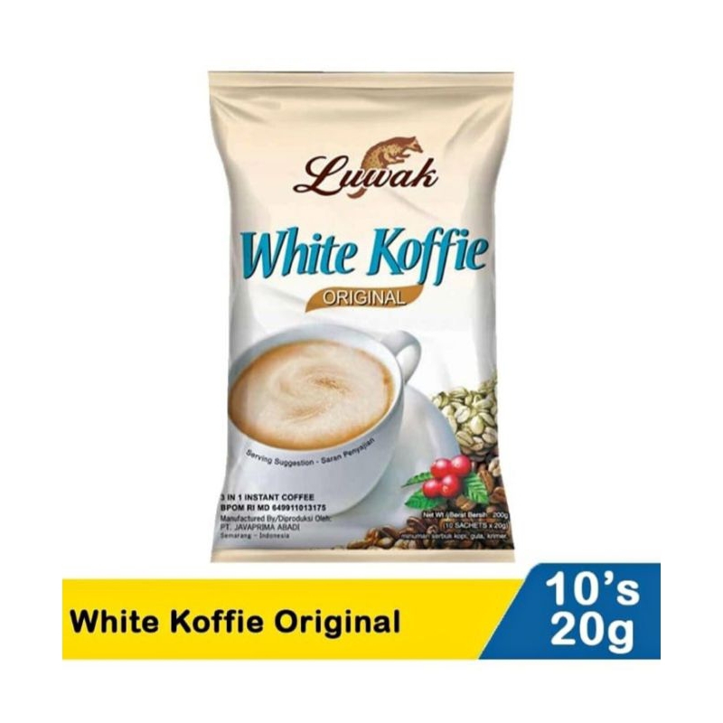 

kopi luwak white kopi isi 10pcs