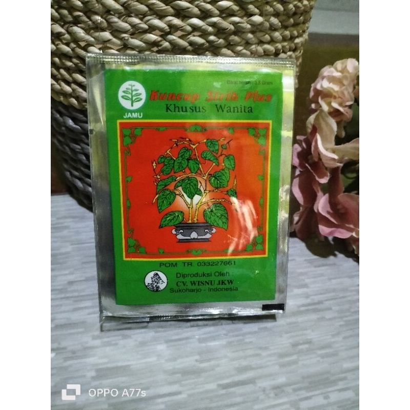 

jamu kuncup sirih plus serbuk wisnu jkw isi 10sacet