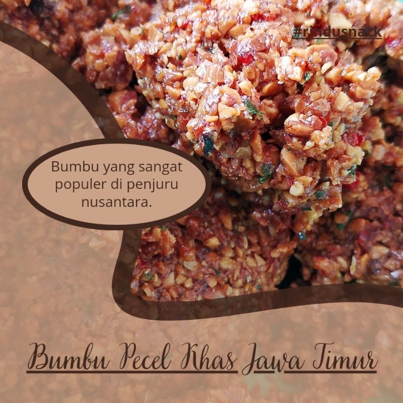 

Bumbu/sambel pecel khas Jawa Timur 375 gram