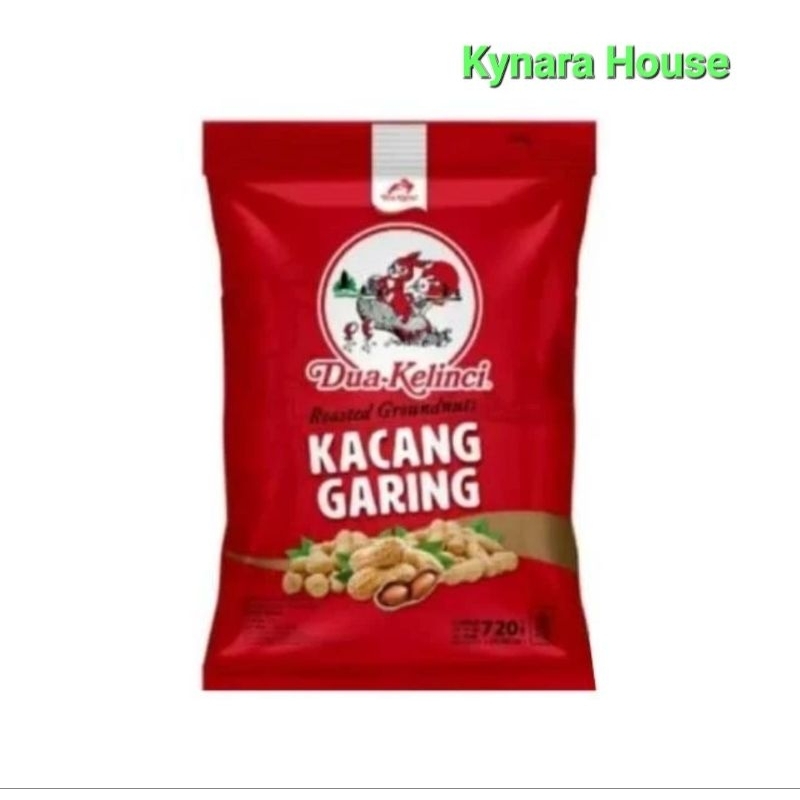 

Kacang Kulit Dua Kelinci Kacang Garing 720gr