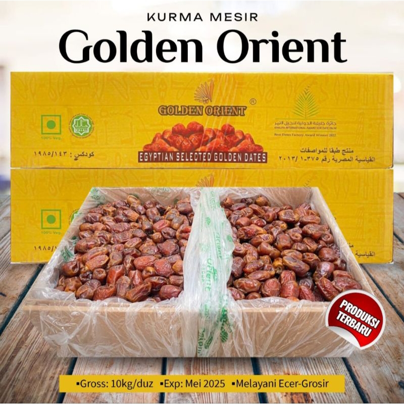 

Kurma Mesir Golden Valley Orient 10kg