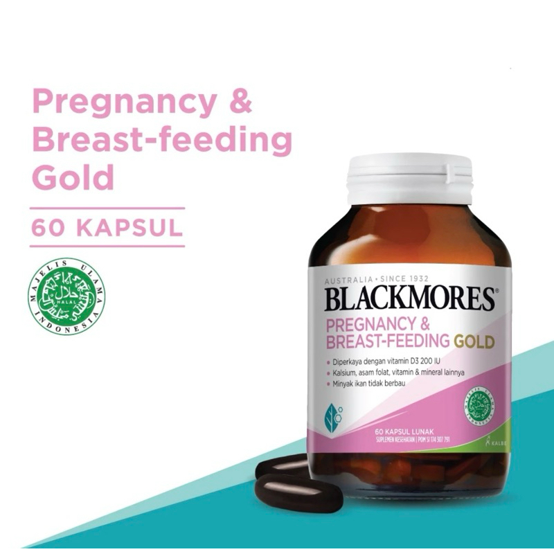 Blackmores Pregnancy & Breast- Feeding 60 Kapsul & Blackmores I-Folic tm