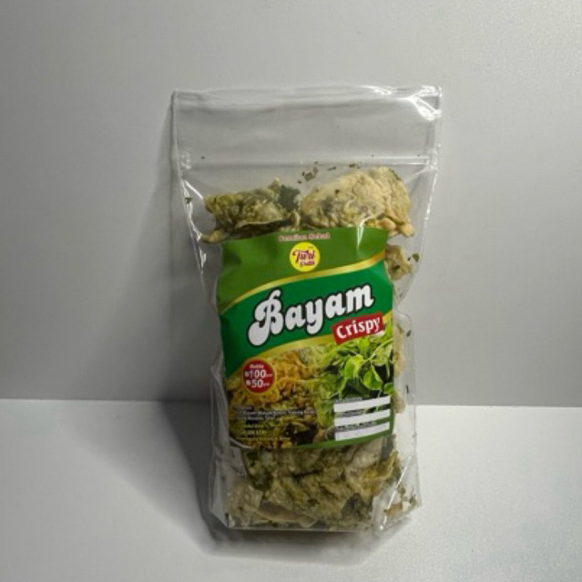 

Kripik Crispy Bayam Rasa enak dan Gurih all varian Netto!