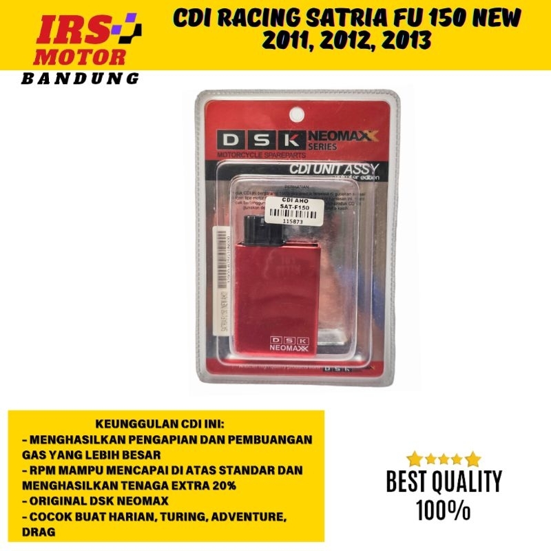 CDI SATRIA FU NEW AHO CDI FU AHO 2011 2012 2013 PENGAPIAN BESAR ORIGINAL DSK NEOMAX