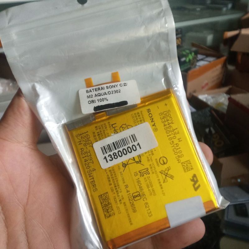 Batre Baterai Sony Xperia Z C6602 C6603 M2 Aqua Dual Single C E3 LIS1502ERPC
