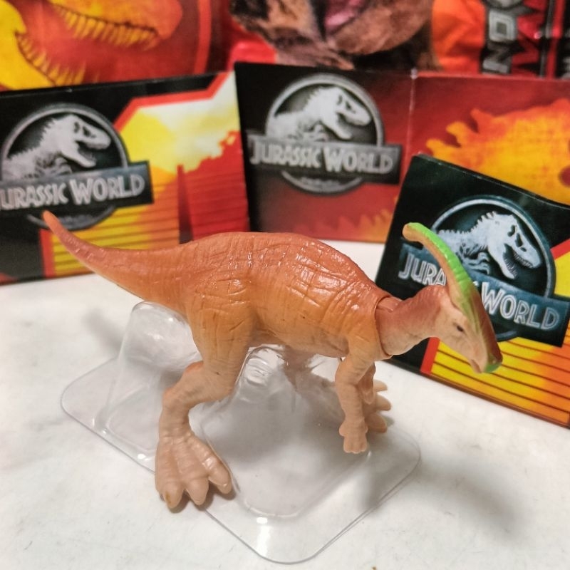 Jurassic World Mini Action Dino Mattel " Parasaurolophus " Original