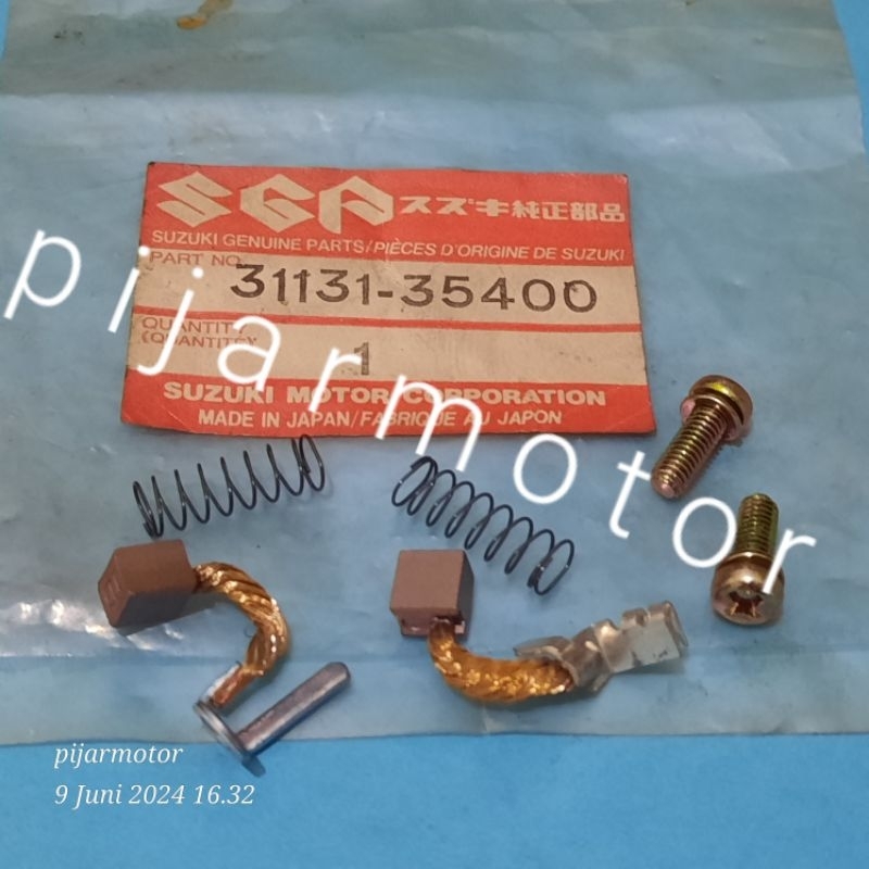 Cool Brostel Brush Set Arang Dinamo Stater Suzuki RC 80 100 Bravo Sprinter Crystal Tornado Shogun 11