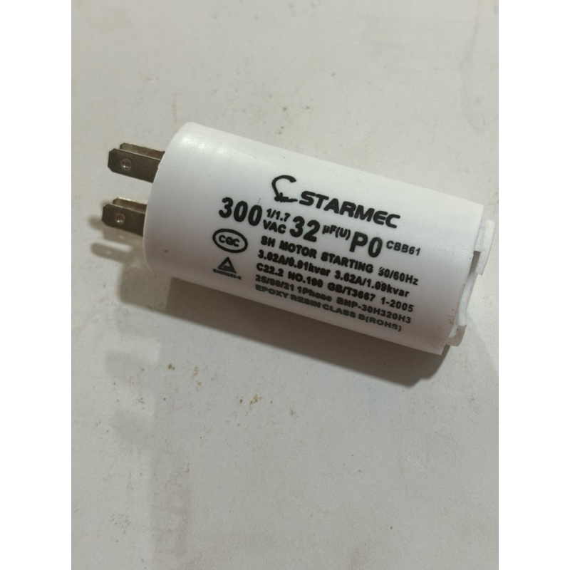 KAPASITOR STARTING KULKAS 32UF KAPASITOR KULKAS STARMEC 32 UF