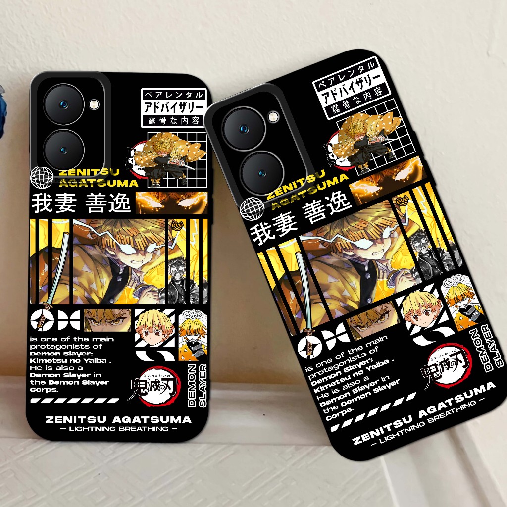 CASE VIVO Y03 Terbaru - Softcase Pro Camea Vivo Y03 Motif (DEMON SLAYER) Case Pro Camera - Case Hp -