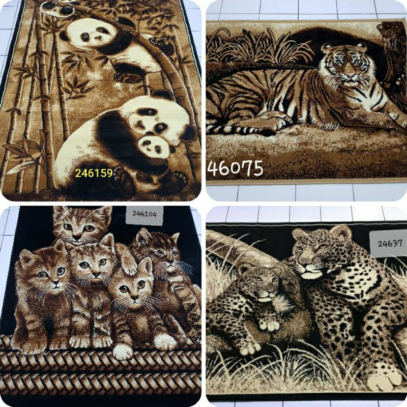 karpet permadani exotic afrika ukuran 160x210