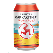 

Larutan Cap Kaki Tiga 320 ml 1 kaleng Rasa Jeruk / Untuk Panas Dalam