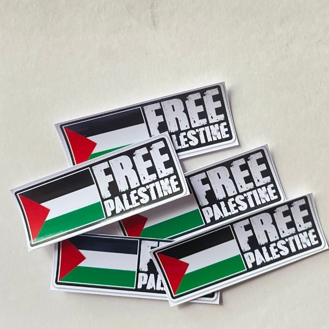 

STIKER PALESTINA | STIKER INDONESIA | FREE PALESTINE Stiker Pipi, Stiker Peci, Stiker Kain atau Kaos Kirim Instan BAM Pasar Online