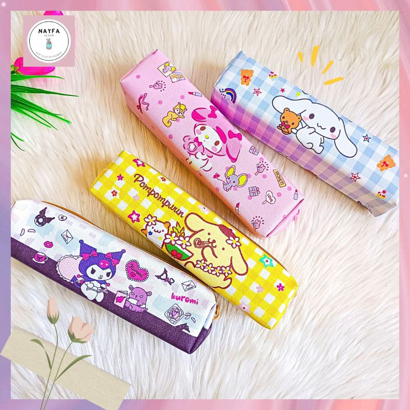 

Kotak Pensil Persegi Panjang Sanrio KP-1130 Tempat Pensil Karakter Unik Stationery