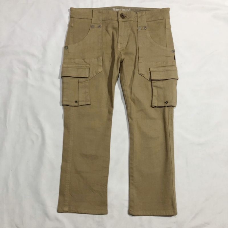 Celana Pendek Shortpants 7/8 Jeans Cargo Westwood Outfiters Coklat Original Second Preloved #CC80