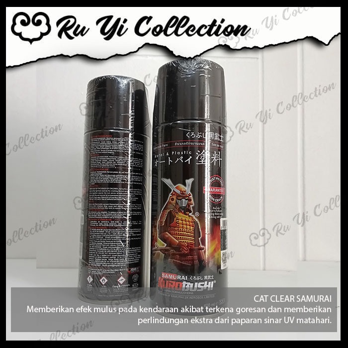 CAT CLEAR TOPCOAT SAMURAI / CAT PERNIS VERNIS GLOSS / CAT PU FINISHING