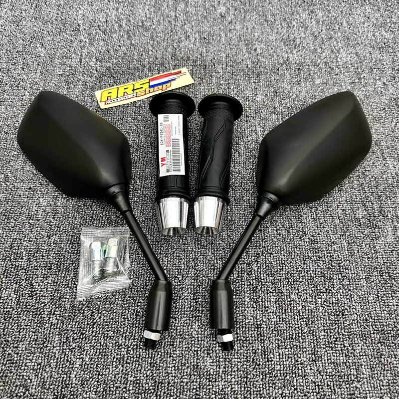 SEPAKET Grip Yamaha + Spion Pcx Spion Motor Honda Yamaha PCX 150 New PCX 160 VARIO 160 Model Standar
